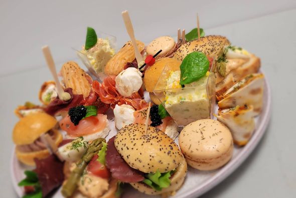 Plateau pièces cocktail sucrées