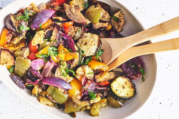 Khodra Za'atar - Légumes rôtis au za'atar