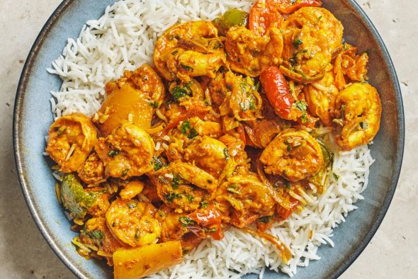 Shrimp Devilled - Crevettes pimentées au curry