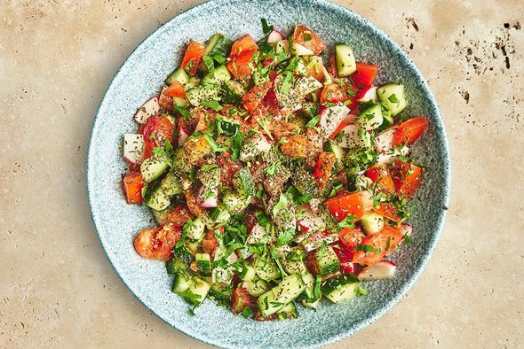 Salata - Salade croquante de tomate, concombre