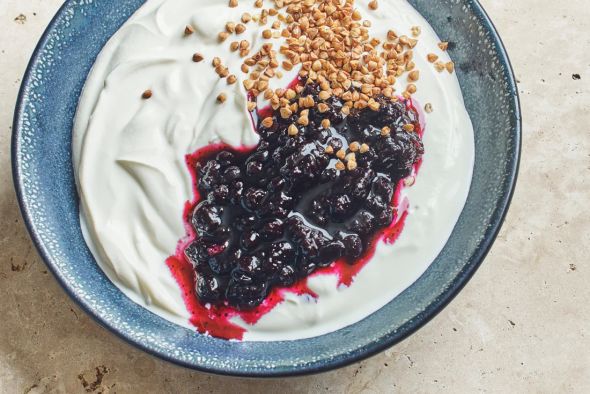 Yohurt myrtille Grechka - Yaourt