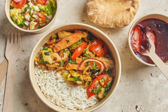 Plateau-repas Poulet "Yassa"