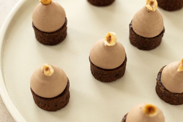 Plateau de 20 tartelettes Chocolat & Noisette