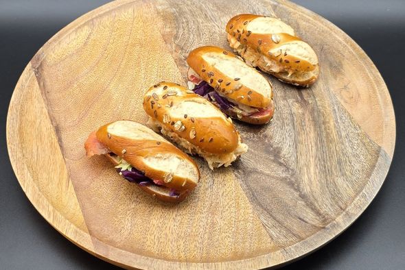 Plateau de 12 bretzels vegan