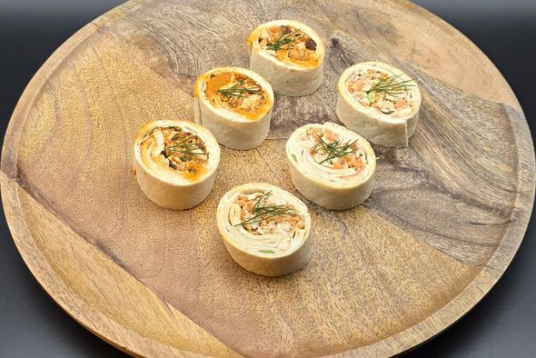 Plateau de 16 wraps végé