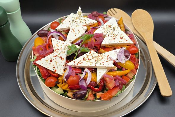 Woodbox - Salade des Cyclades aux olives Kalamata