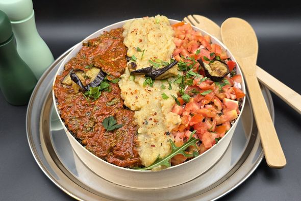 Woodbox - Tabbouleh vegan au Muhammara
