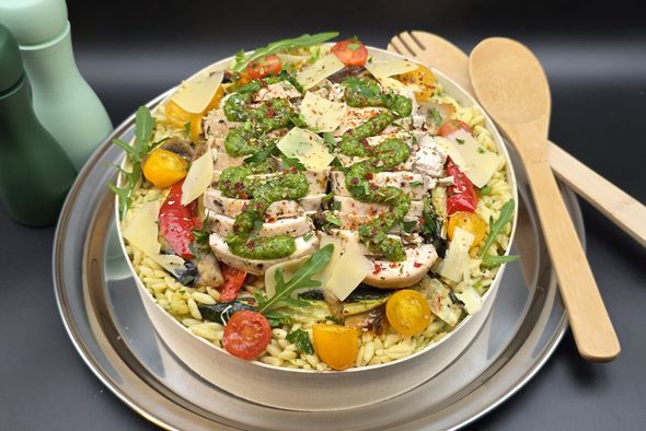 Woodbox - Poulet pesto verde & légumes du soleil