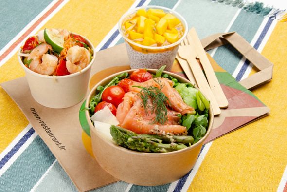 Lunchbag : Entrée, salade & dessert - Mer