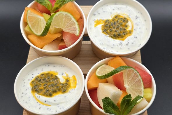 Plateau de verrines vegan