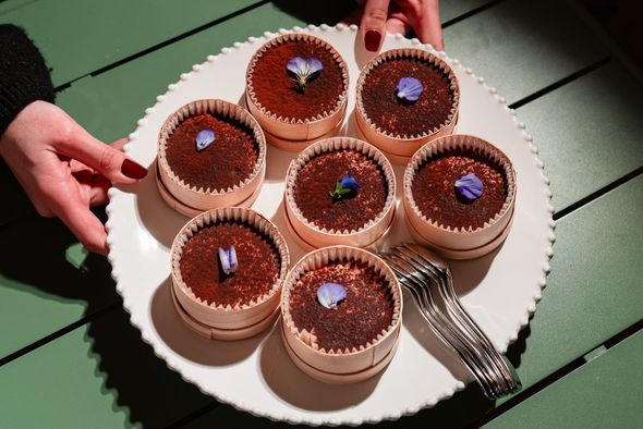 Plateau de 12 Timbales de cheesecake chocolat