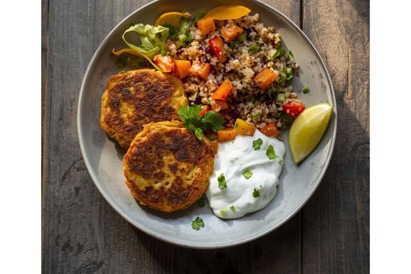 PANCAKES AUX LÉGUMES