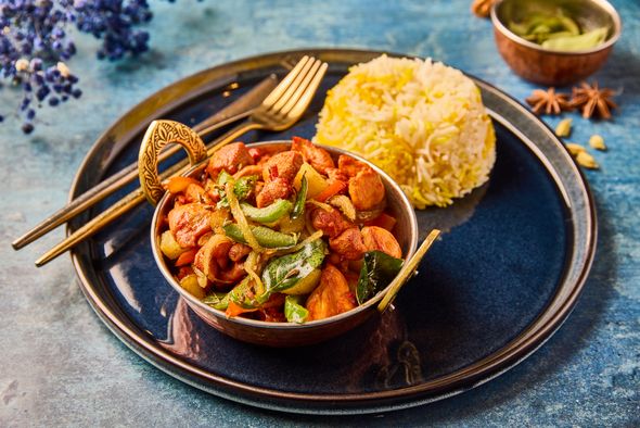 Sauté de dinde aux épices douces, riz basmati