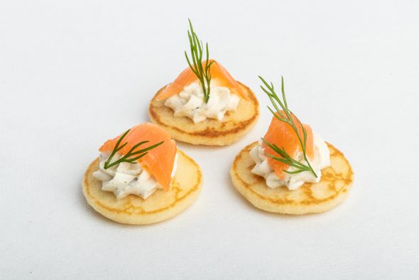 Blinis saumon