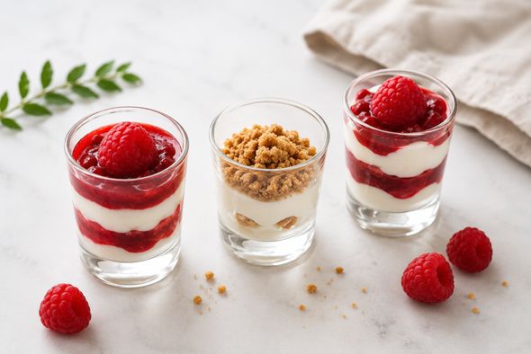 Mini tiramisu aux fruits de saison