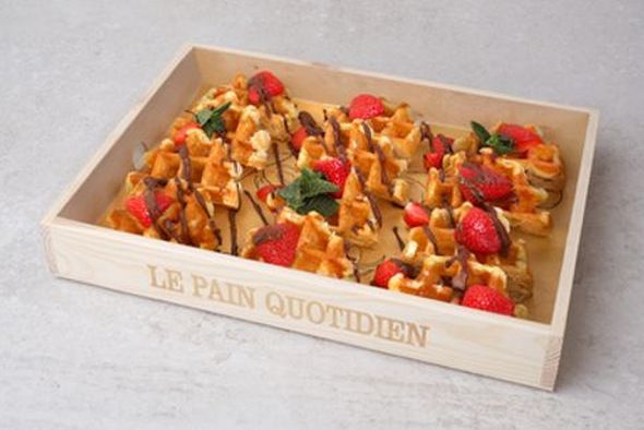 Plateau gaufres (10 personnes)
