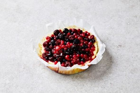 Cheesecake fruits rouges (4 à 6 personnes)
