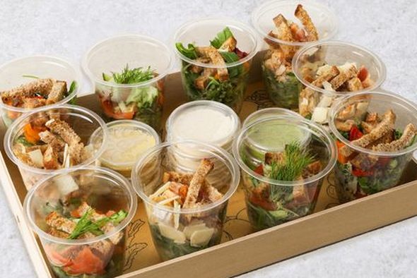 Plateau Mini Salades (10 pièces)