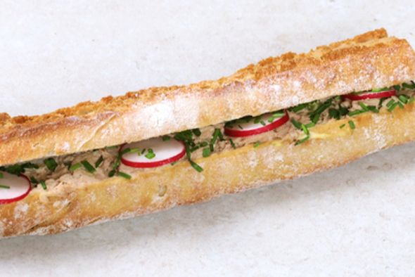 Formule baguette Thon houmous