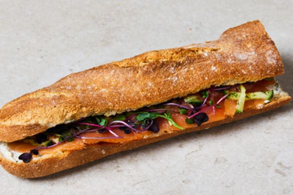 Formule baguette Saumon, skyr & avocat