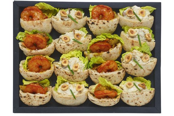 Plateau pitas 16 pces