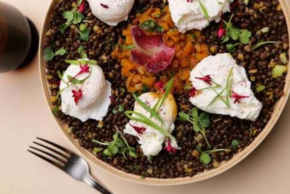 Entrée - Tartare de butternut et lentilles