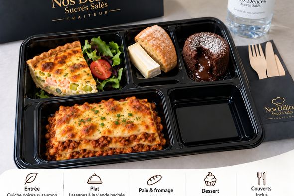 Plateau repas-Lasagnes viande hachée