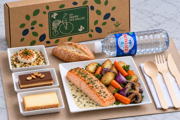Pavé de saumon snacké