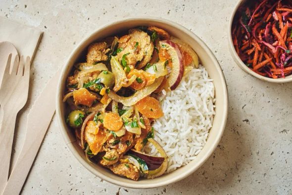 Plateau-repas Poulet "Yassa"
