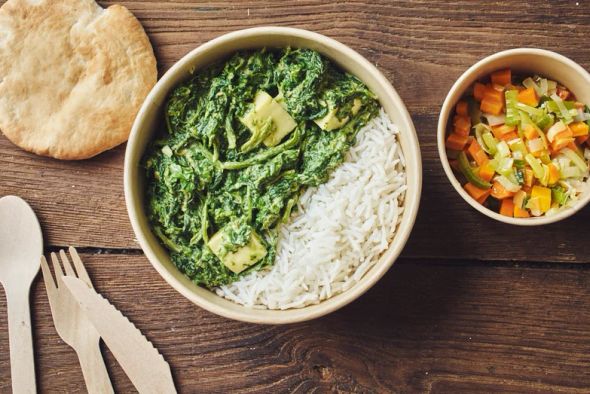 Plateau-repas Végétarien "Palak Paneer"