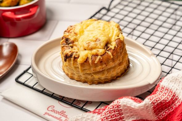Vol-au-vent à la fricassée de volaille
