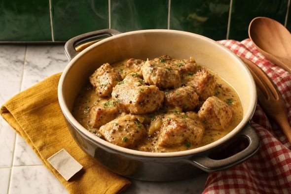 Sauté de porc à la moutarde