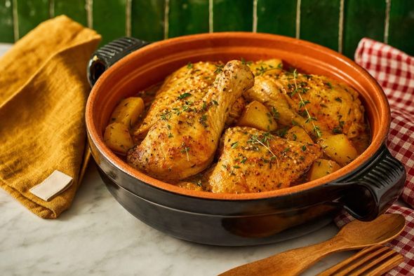 Poulet mariné et grillé au paprika