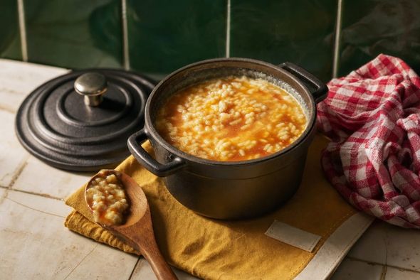 Riz au lait, caramel au beurre salé