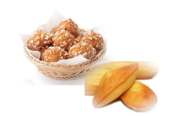 Grosses chouquettes & madeleines (40 pièces)