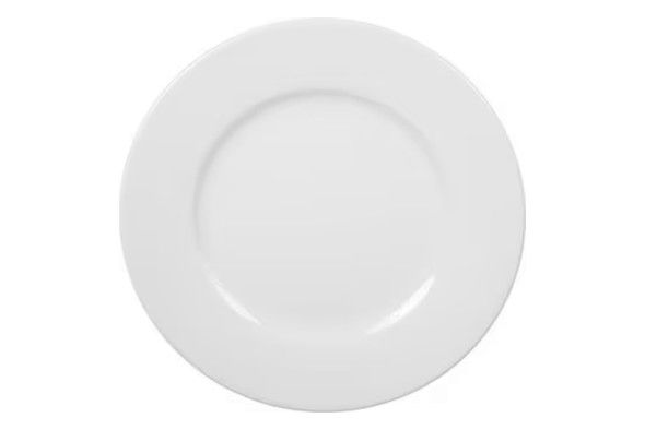 Assiette ronde en faïence (à dessert)
