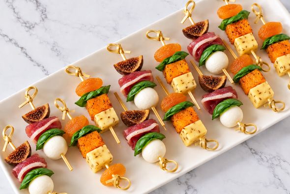 24 brochettes Magret de canard, Mozza et figue